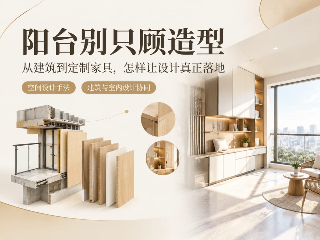 阳台别只顾造型:从建筑到定制家具,怎样让设计真正落地