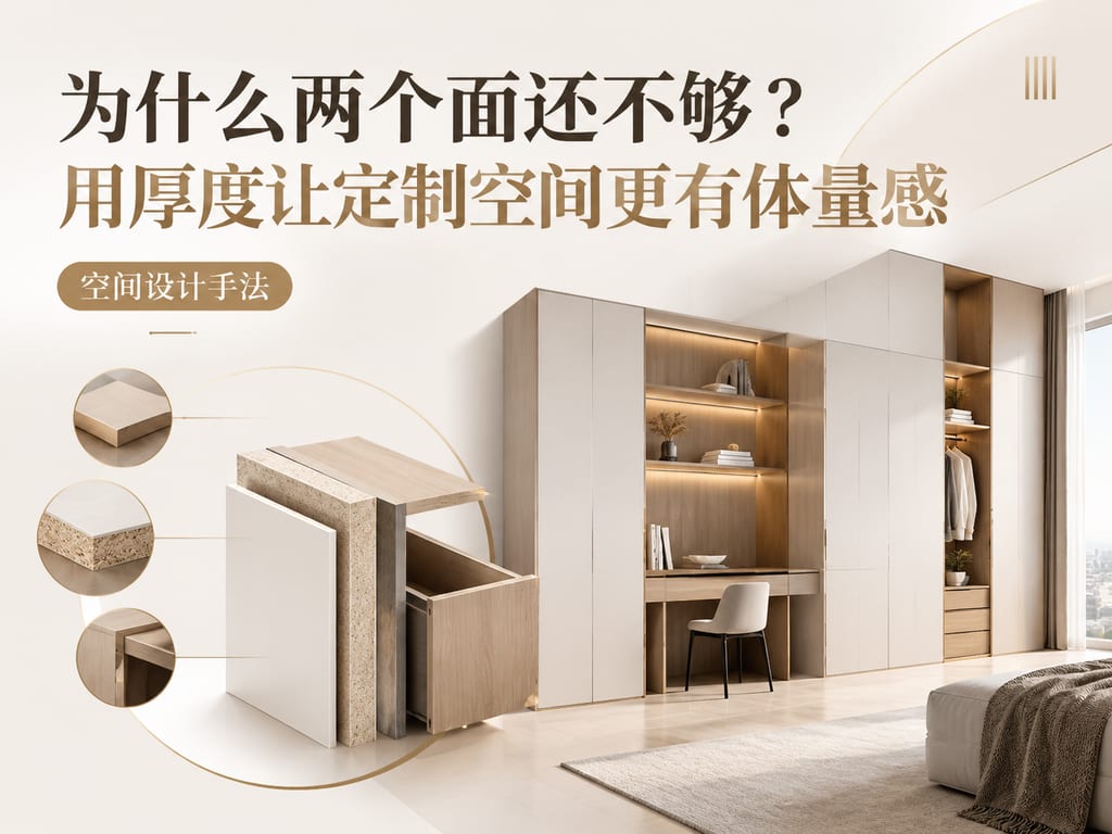 为什么两个面还不够?用厚度让定制空间更有体量感