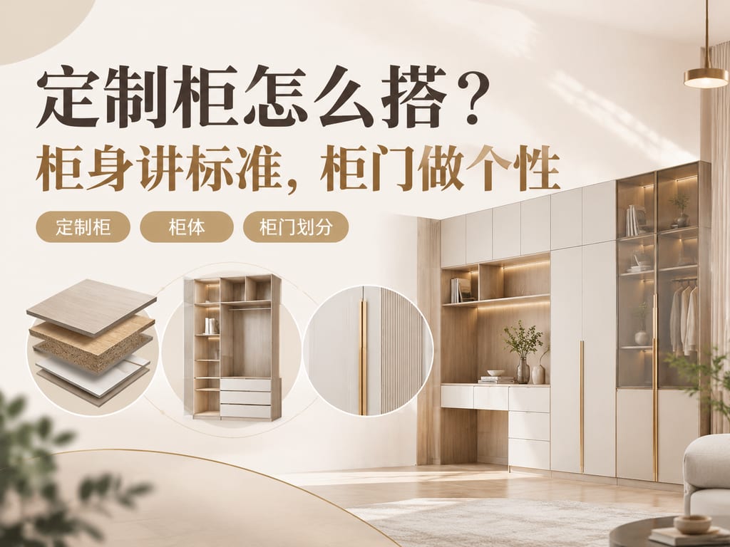 定制柜怎么搭?柜身讲标准,柜门做个性