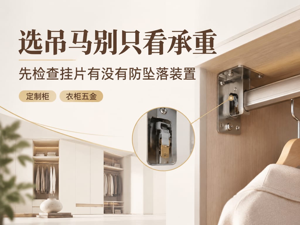 选吊马别只看承重:先检查挂片有没有防坠落装置