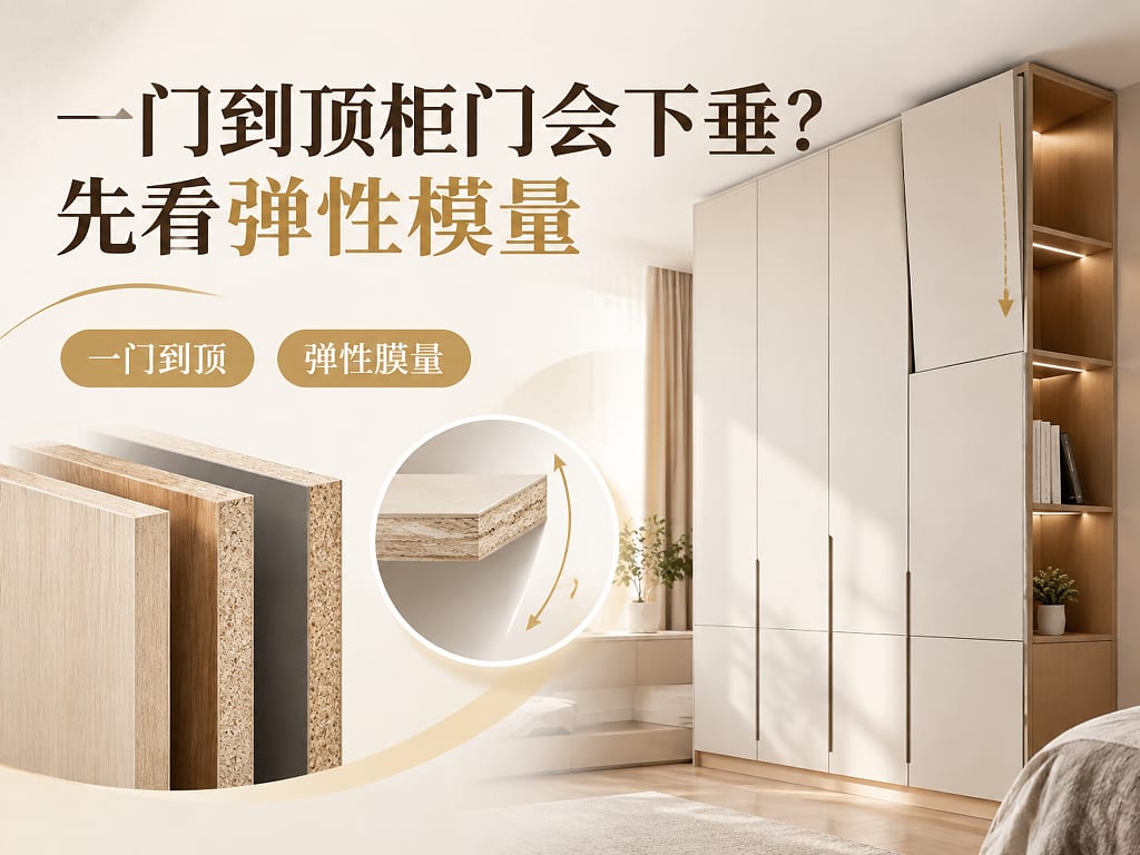 一门到顶柜门会下垂?先看弹性模量