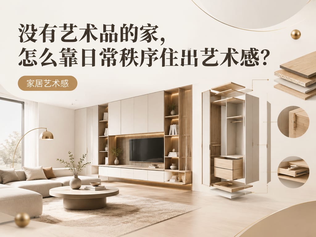 没有艺术品的家,怎么靠日常秩序住出艺术感?