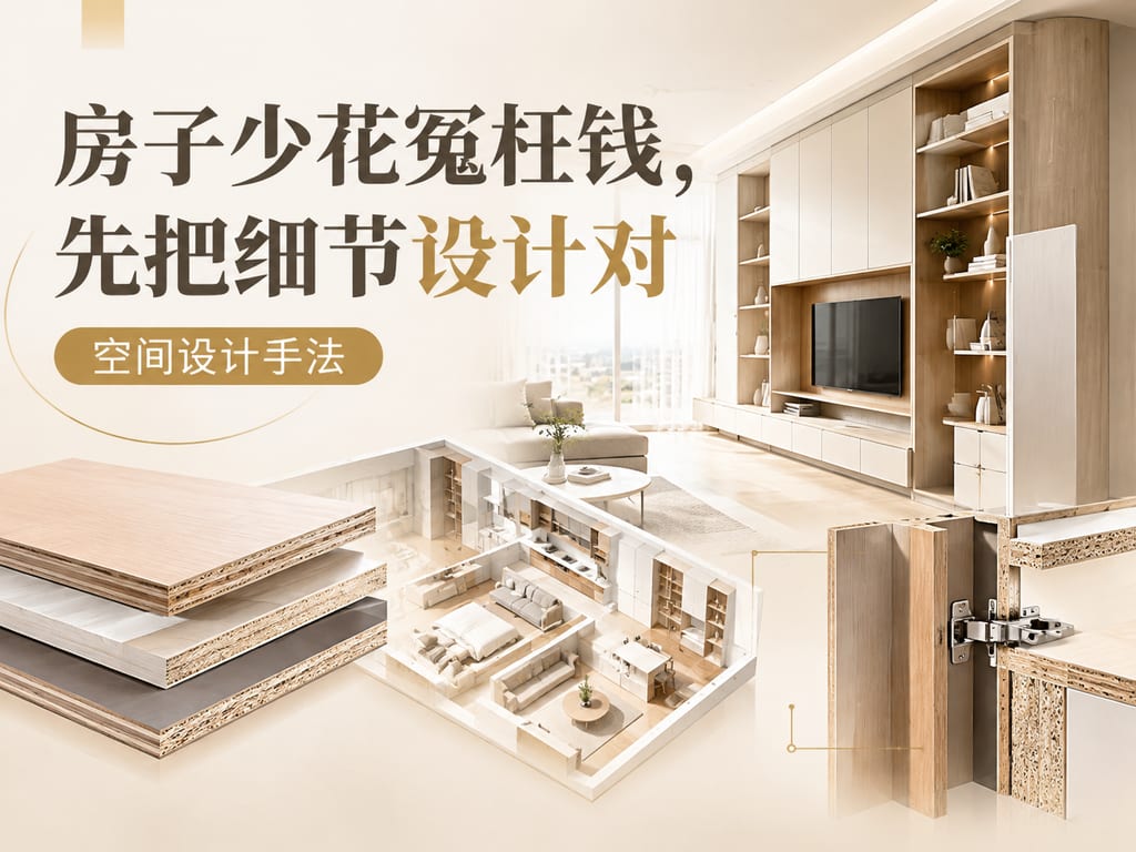 房子少花冤枉钱,先把细节设计对