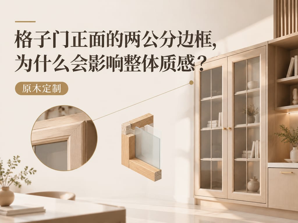 格子门正面的两公分边框,为什么会影响整体质感?