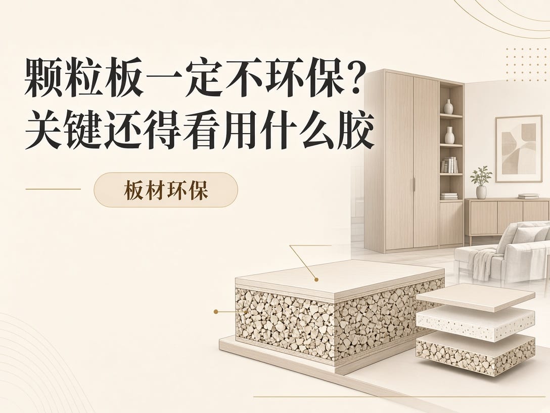 颗粒板一定不环保?关键还得看用什么胶
