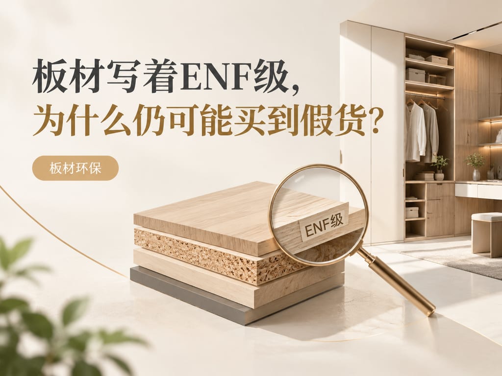 板材写着ENF级,为什么仍可能买到假货?