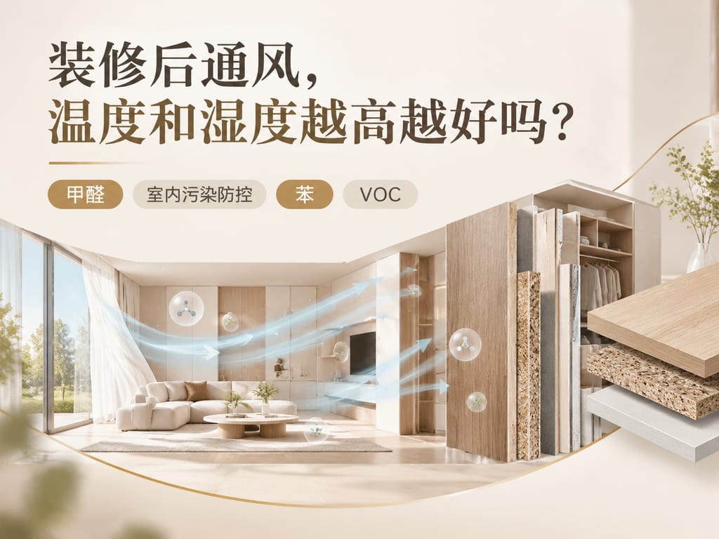 装修后通风,温度和湿度越高越好吗?