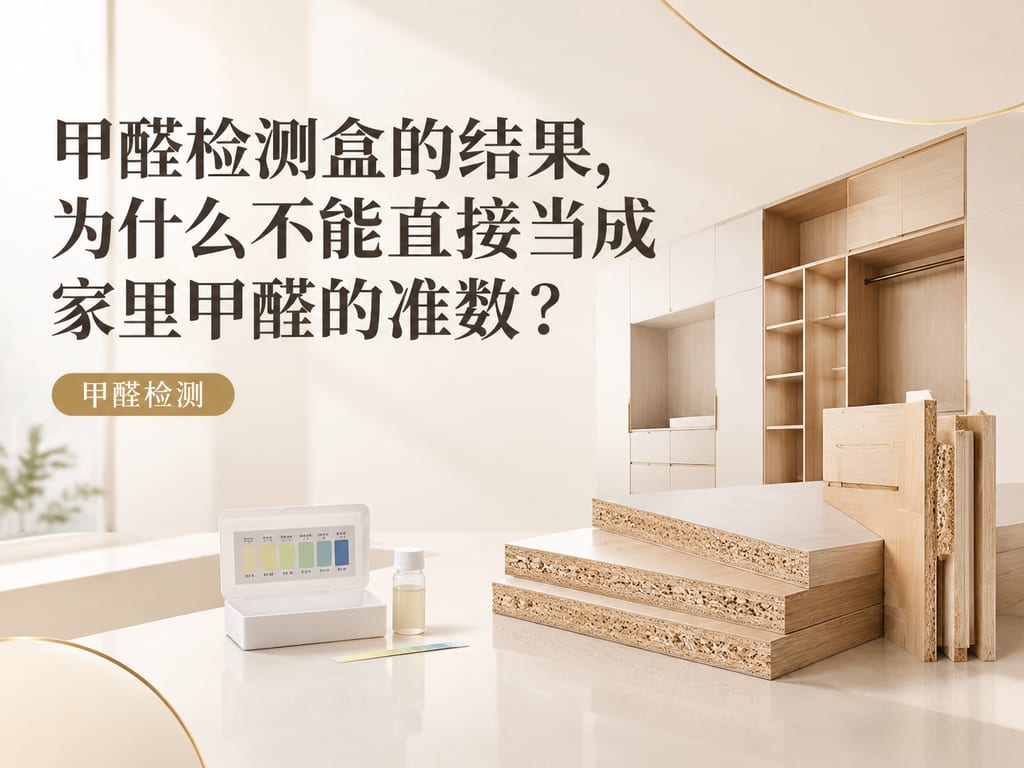 甲醛检测盒的结果,为什么不能直接当成家里甲醛的准数?