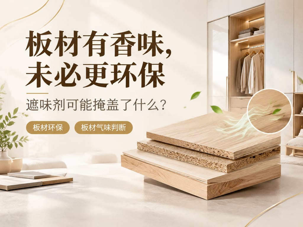 板材有香味,未必更环保:遮味剂可能掩盖了什么?