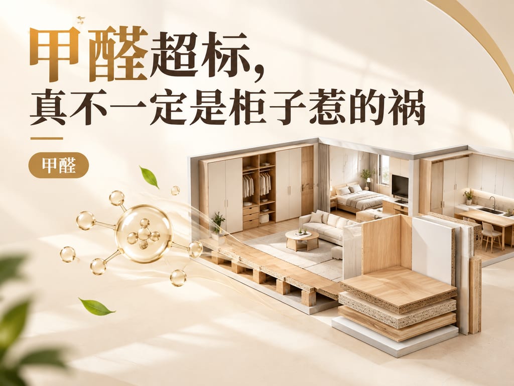 甲醛超标,真不一定是柜子惹的祸