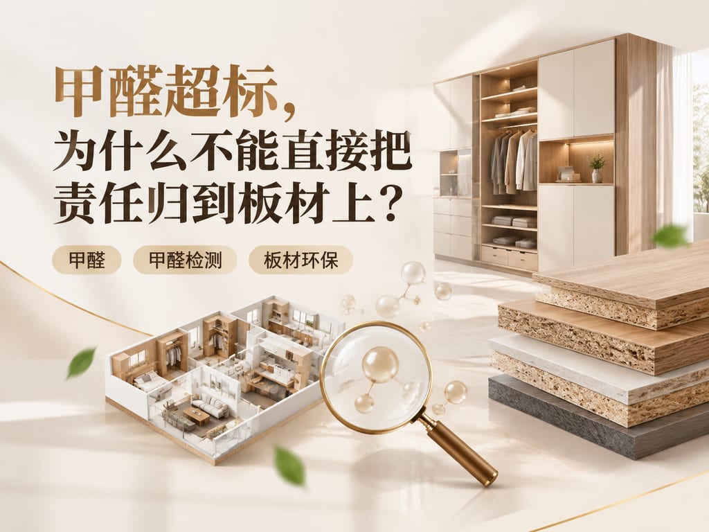 甲醛超标,为什么不能直接把责任归到板材上?