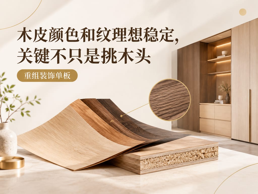 木皮颜色和纹理想稳定,关键不只是挑木头