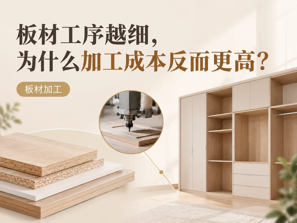 板材工序越细,为什么加工成本反而更高?