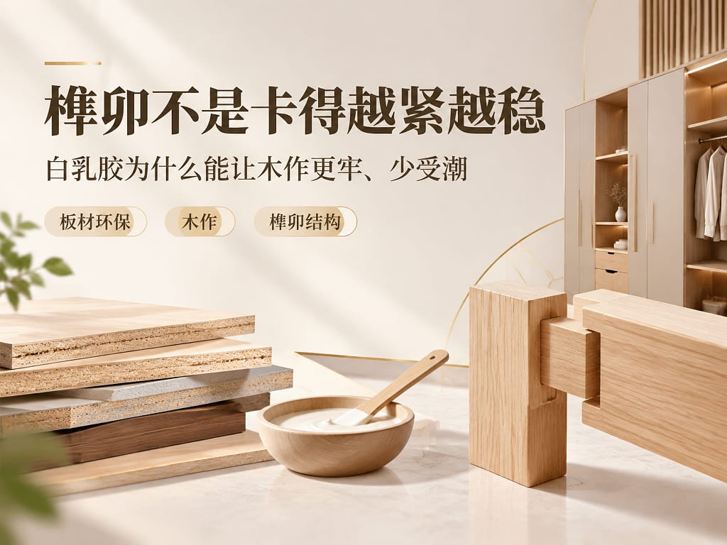 榫卯不是卡得越紧越稳:白乳胶为什么能让木作更牢、少受潮