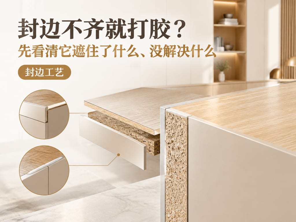 封边不齐就打胶?先看清它遮住了什么、没解决什么