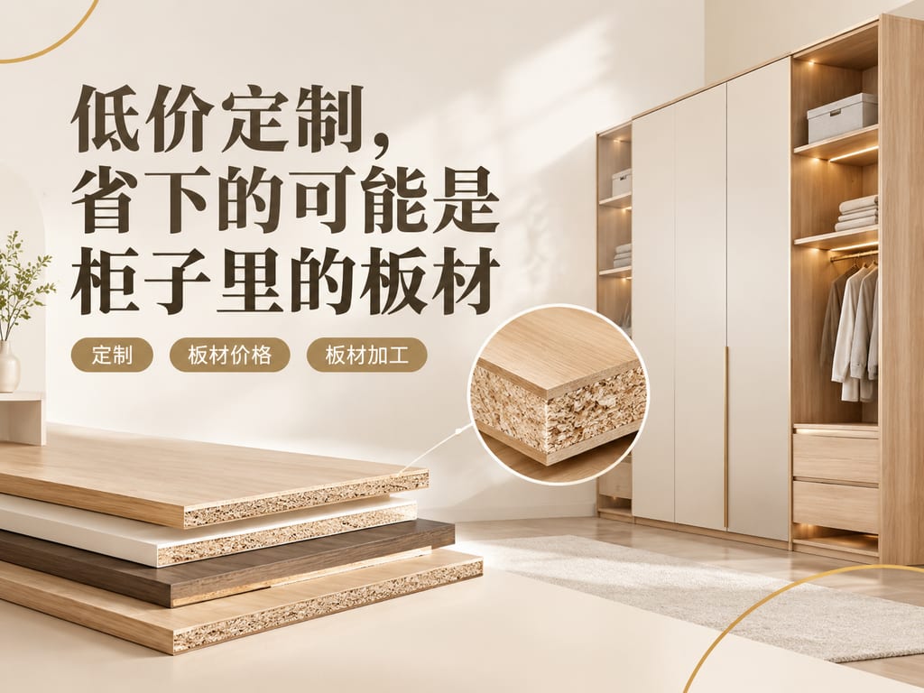 低价定制,省下的可能是柜子里的板材