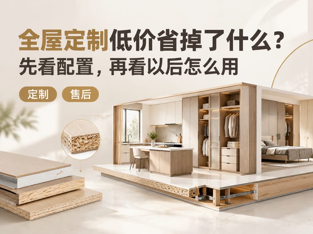 全屋定制低价省掉了什么?先看配置,再看以后怎么用